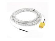 33Ft K Type Yellow Plug 50 204 Celsius Temperature Thermocouple Wire