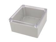 192mm x 188mm x 100mm Clear Cover Waterproof Enclosure Case DIY Junction Box