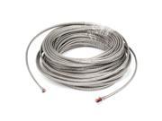 59Ft Silver Tone Metal K Type Thermocouple Extension Wire