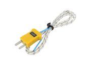 K Type Temperature Testing Thermocouple Sensor Probe Wire 1Meter 3.3Ft