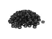 Unique Bargains 200pcs 25mm Mounted Dia Snap in Cable Bushing Grommet Protector Black