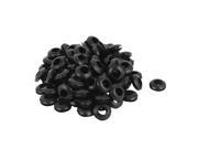 100 pcs 8mm Inner Dia Double Sides Cable Wiring Grommets Gasket Ring