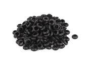 200 Pcs Black Rubber Cable Protector Wiring Grommets Gasket Ring