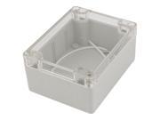 115mmx90mmx55mm Plastic Clear Cover Waterproof Enclosure Case DIY Junction Box