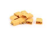 10Pcs Female XT60 Plug Connector for RC Airplane Yellow