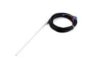3 Meter Cable PT100 Thermocouple Temperature 5*200mm Sensor Probe
