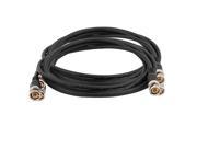 Unique Bargains 3Pcs BNC Male to Male Plug Connector Coaxial RF AV Audio Video Jumper Cable 2M