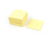50 Pcs Replacement Soldering Iron Cleaning Sponge 62mm x 62mm x 0.5mm