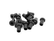 15 Pcs Rubber Strain Relief Cord Boot Protector Cable Sleeve Hose 14mm Long