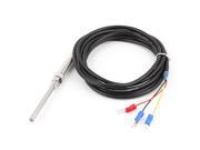 2 Meter Cable PT100 Thermocouple Temperature 5*50mm Sensor Probe