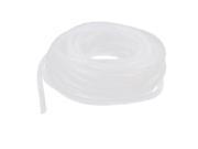 Unique Bargains 3pcs 33ft 10Meters Long 8mm x 6mm White Flexible Wire Spiral Wrap Sleeving Band