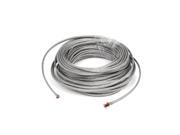 Unique Bargains 16 Meter Silver Tone Metal K Type Thermocouple Extension Wire