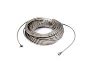 Unique Bargains 52.5Ft Silver Tone Metal K Type Thermocouple Extension Wire