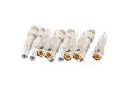 10 Pcs Spring Gold plated BNC Male Plug Connector for CCTV Camera Coaxial Cable