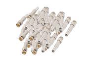 50 Pcs Spring Gold plated BNC Male Plug Solder Adapter Connector for CCTV Camera