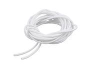 Machine Wire PVC Organizer Tube Sleeve Cable Marking Marker White 3mm Inner Dia.