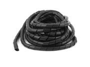 Unique Bargains 14mm Dia 4.5M 14.8Ft Long Spiral Cable Wire Wrap Tube Cord Pipe
