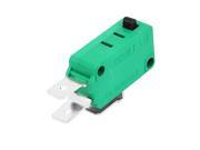 SPDT 3 Terminals Momentary Micro Limit Switch 16A AC125 250V Green