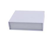 152mm x 120mm x 42mm Plastic Outdoor Electrical Enclosure Junction Box Case