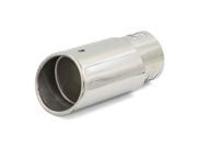 Unique Bargains Car Exterior Stainless Steel Chrome Muffler Exhaust Pipe Trim Tip 60mm Inlet