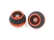 Unique Bargains Orange Aluminum Alloy Motorcycle Fork Cup Front Wheel Drop Resistance Cups 2 Pcs