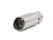 Unique Bargains Universal Fits Car Stainless Steel Double Tip Exhaust SyStem Tail Muffler Y Pipe