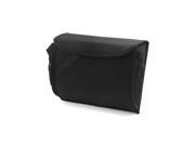 Unique Bargains Car Auto Travel Seat Back Foldable Storage Mesh Bag Organizer Holder Box Black