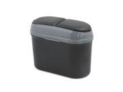Car Trash Rubbish Garbage Dust Dustbin Box Case Holder Bin Hook Black Gray