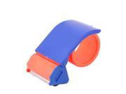 Packing Plastic Roller 2.5 Width Tape Cutter Dispenser Blue Orange