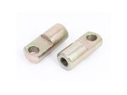 1 8BSP Female Thread 10mm Joint Hole Coupling Piece 2pcs for Cylinder Clevis