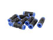 9pcs 8mm to 8mm Straight Push in Air Pneumatic Quick Fitting Coupler