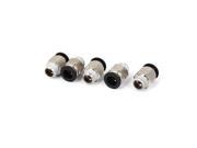 10mm to M13 Push in Pneumatic Air Quick Connect Tube Fitting Coupler 5pcs