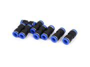 8pcs 2 Way Straight Push In Pneumatic Union Quick Release Tube Fittings 10mm
