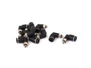4mm to M5 L Shape Push in Pneumatic Quick Connect Tube Fitting Coupler 10pcs