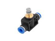 8mm to 8mm Two Touch Tube Speed Control Fitting Valve Connector