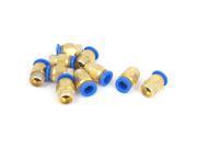 8mm Tube 1 4BSP Male Thread Quick Air Fitting Coupler Connector 10pcs