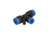 3 8 to 5 16 Tube Pneumatic Tee Union Connector One Touch Push in Air Fitting