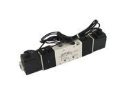 Electromagnetic 2 Position 5 Way Solenoid Valve DC 24V PT 1 8