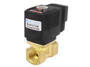 AC 220V 1 2BSP Normal Close Water Gas Oil Electric Solenoid Valve