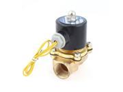 2W 200 20 DC 12V 3 4BSP Thread Direct Acting Two Way Solenoid Water Valve