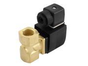 G1 2 Port 2 Way Water Air Oil Direct Acting Solenoid Valve AC 220V