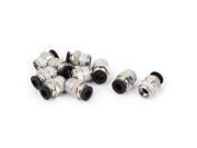 6mm Push in Pneumatic Air Quick Connect Tube Fitting Coupler 10pcs