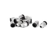 8mm to M10 Push in Pneumatic Air Quick Connect Tube Fitting Coupler 10pcs
