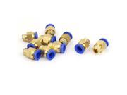 10mm to 1 4BSP Male Thread Pneumatic Tubing Push In Quick Fittings 10pcs