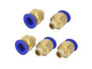 10mm Tube 1 8BSP Male Thread Quick Air Fitting Coupler Connector 5pcs