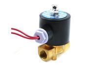 2W 040 10 2 Position 2 Way 3 8 Port Direct Acting Solenoid Valve AC 220V