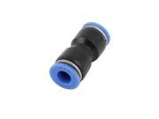 8mm Dia Air Pneumatic Pipe Push in Tube Dual Ways Connector Quick Fitting