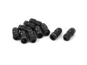 Unique Bargains 12mm to 8mm Pneumatic Air Pipe Quick Fitting Coupler Connector Adapter 10pcs