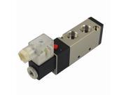 Unique Bargains Unique Bargains DC 24V 125mA 3W 2 Position 5 Way Air Control Solenoid Valve G3 8 G1 4