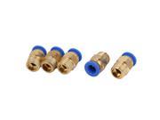 8mm Tube 1 4BSP Male Thread Quick Connector Pneumatic Air Fittings 5pcs